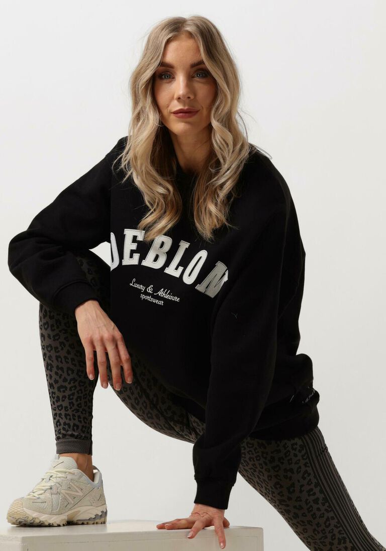 DEBLON SPORTS zwarte deblon sports sweater puck sweater