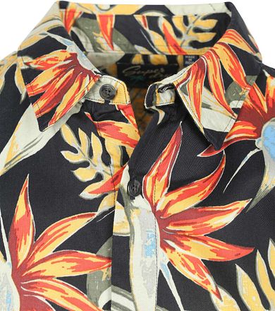 Superdry Shirt Print Hawaiian Bird of paradise M4010947A-F7V kopen
