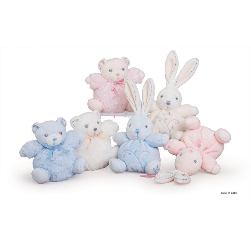 Peluche 1er age Perle mini Assortiment - Doré