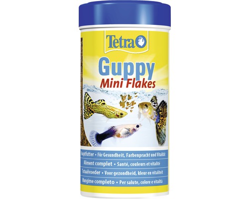 Tetra Guppy Mini Flakes hoofdvoer 250 ml