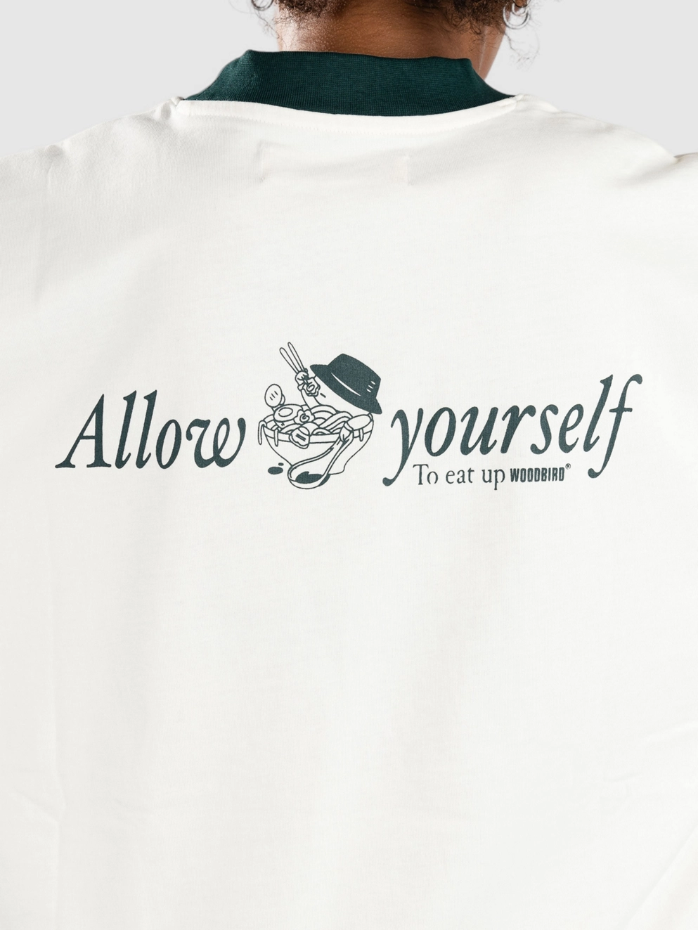 Woodbird Bose Eat T-Shirt off white