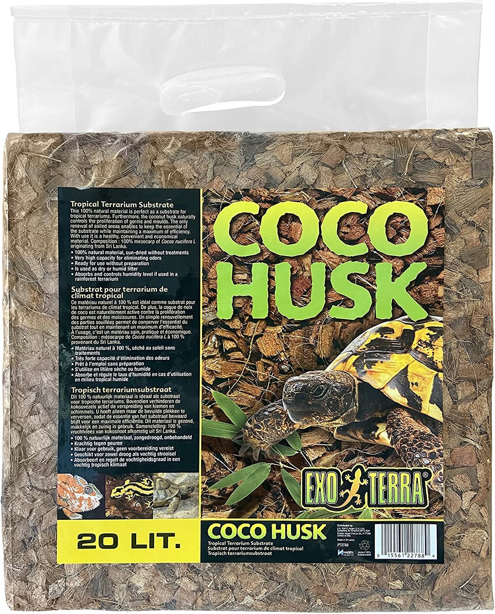 Substrat coco husk reptile 20l