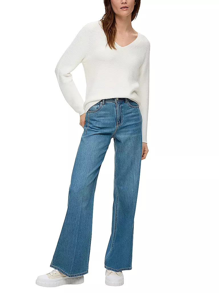 S.OLIVER Pullover weiss