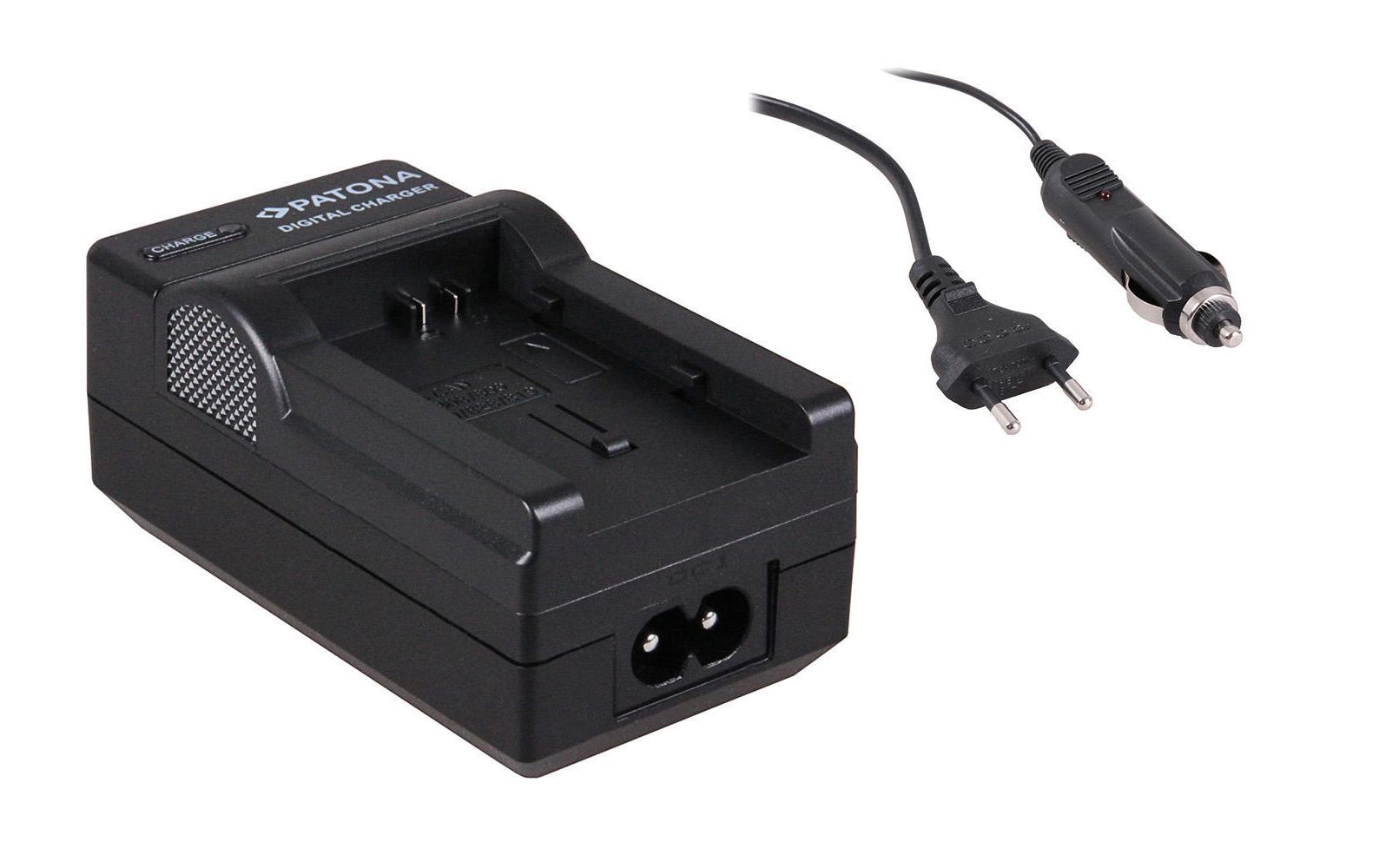Ladegerät 2in1 Canon BP-808Passendes Ladegerät für diverse Canon-Kameras