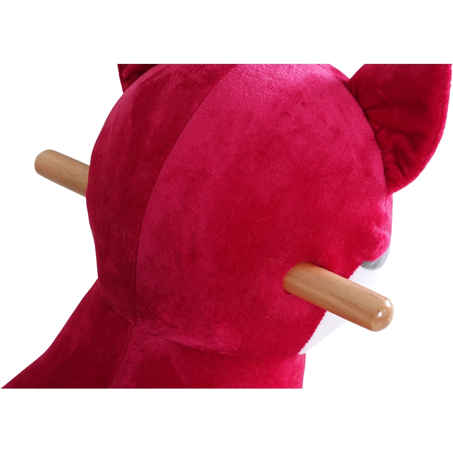 knorr toys® Schaukeltier Waschbär rot