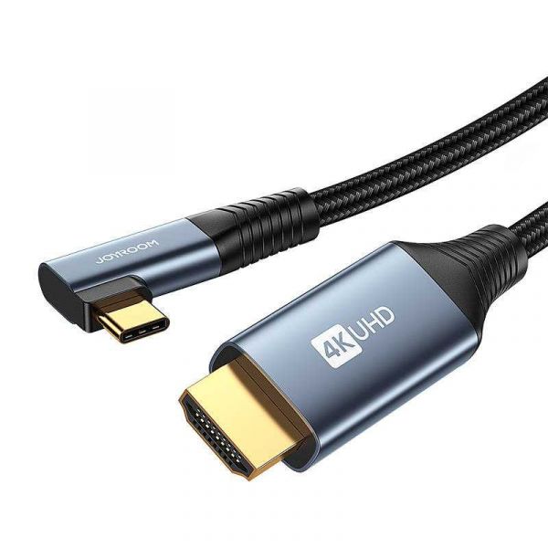 Joyroom Cabo Joyroom SY-20C1 USB Tipo C / HDMI / 4K / 2m Cinza