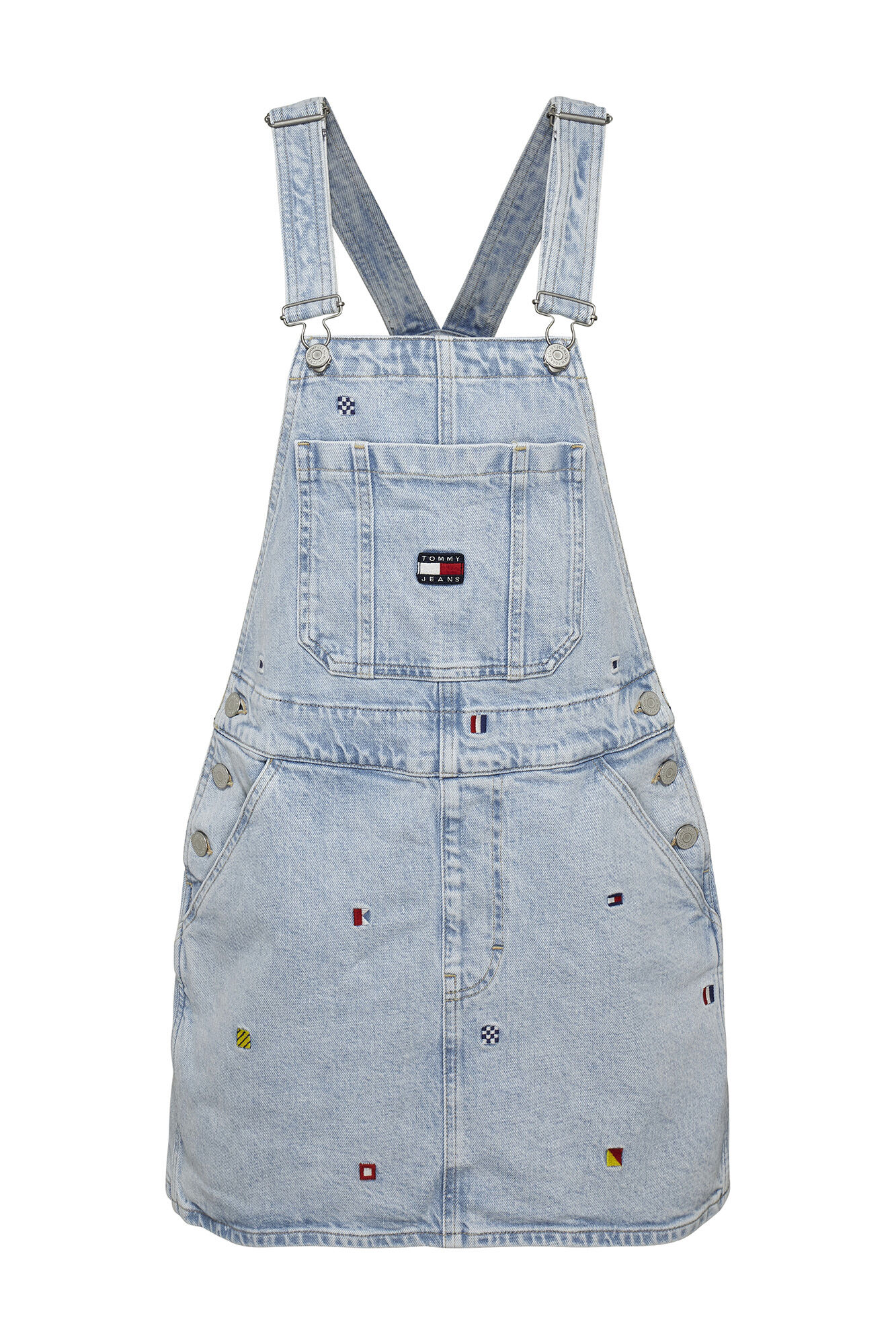 vestido jardineira jeans Tommy Jeans