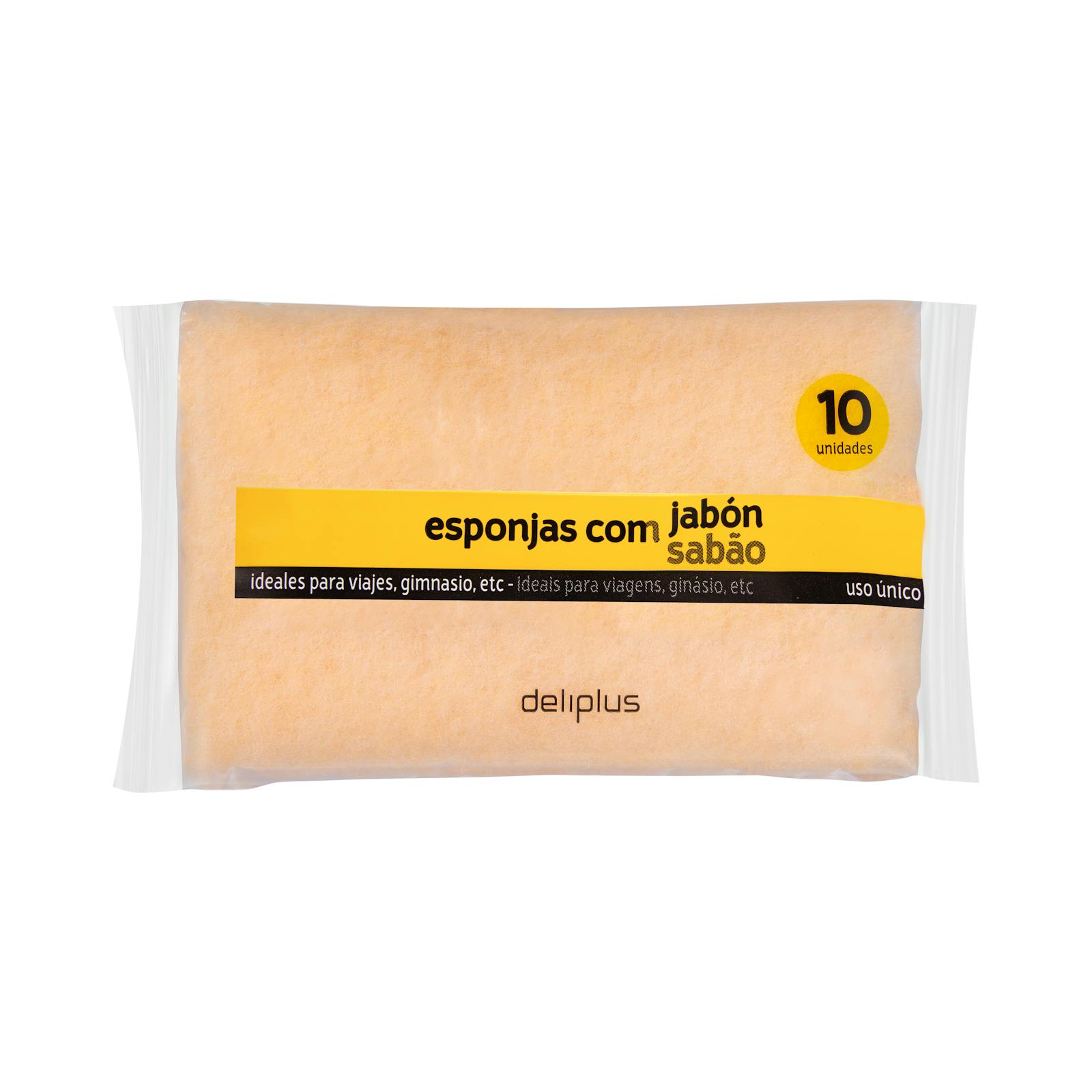 Éponges de bain avec savon Deliplus