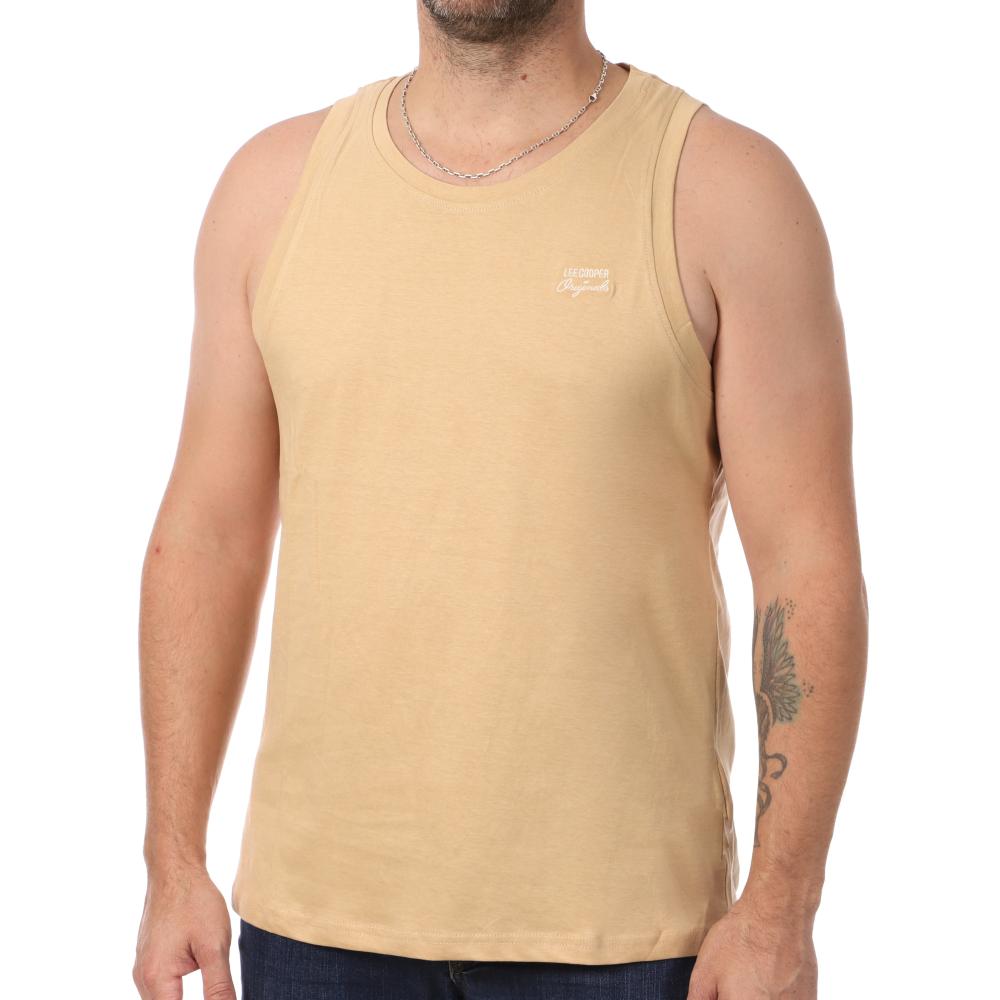 Lee Cooper Débardeur Beige Homme Le Cooper Olaho