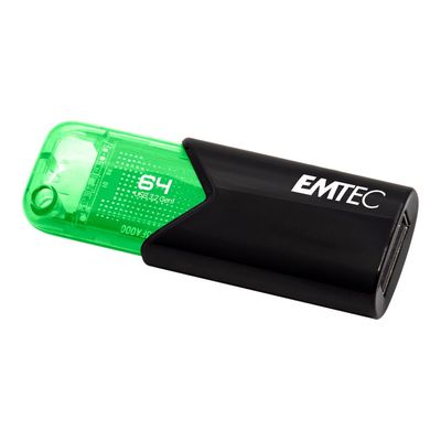 Emtec B110 Click Easy 3.2 - clé USB 3.2 - 64 Go - vert
