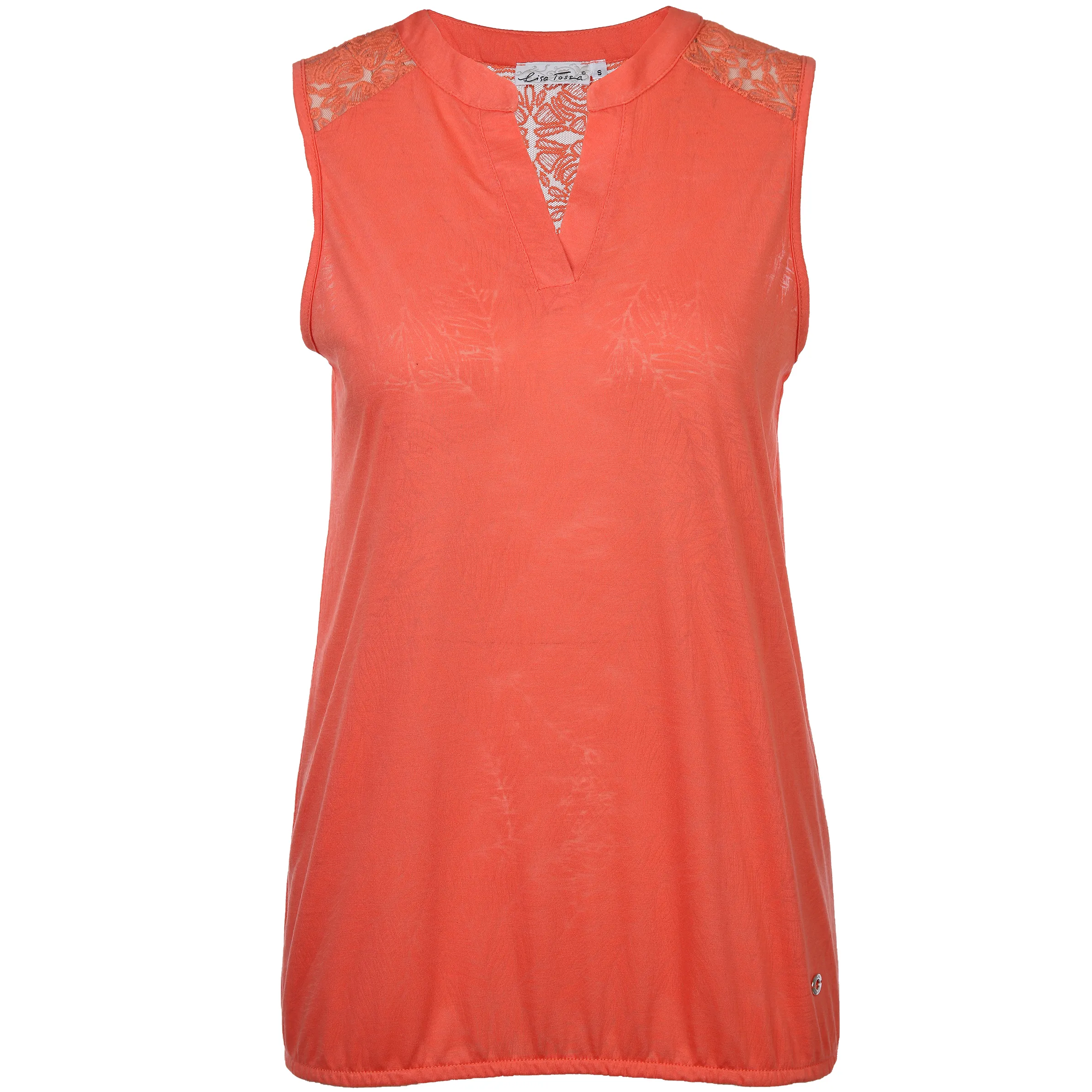 Damen Top mit Spitze und Gummibund