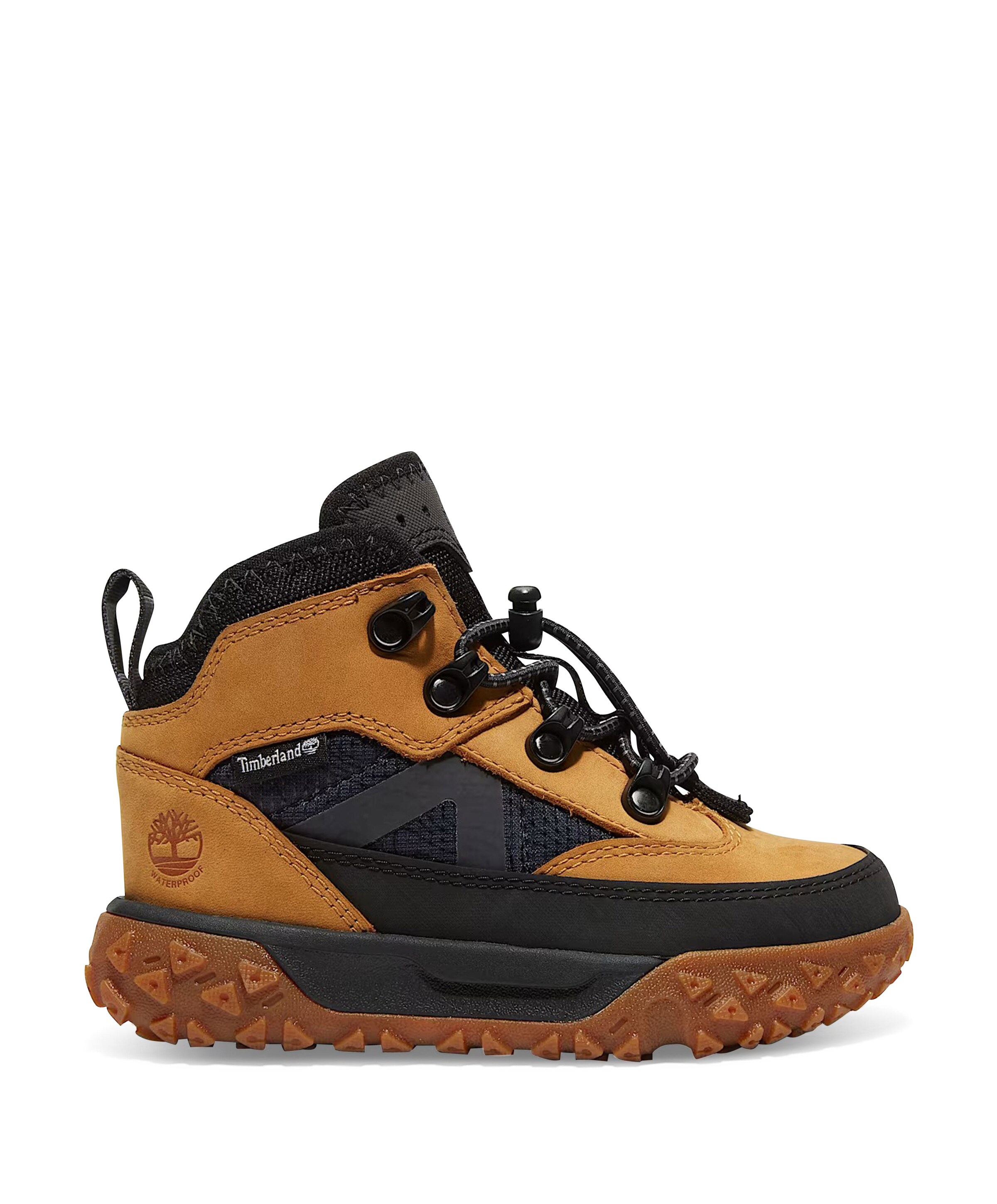 Timberland GreenStride Motion 6 MID BUNGEE WATERPROOF SNEAKER jongens veterschoenen bruin