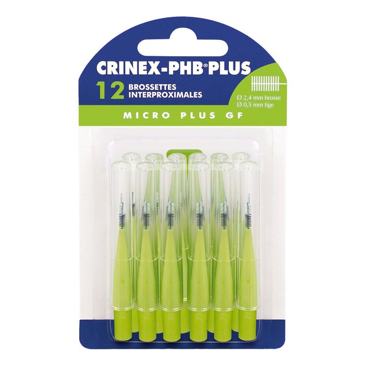 Brossettes Interdentaires 2.4mm Micro Plus Gf Phb Plus X12 Crinex