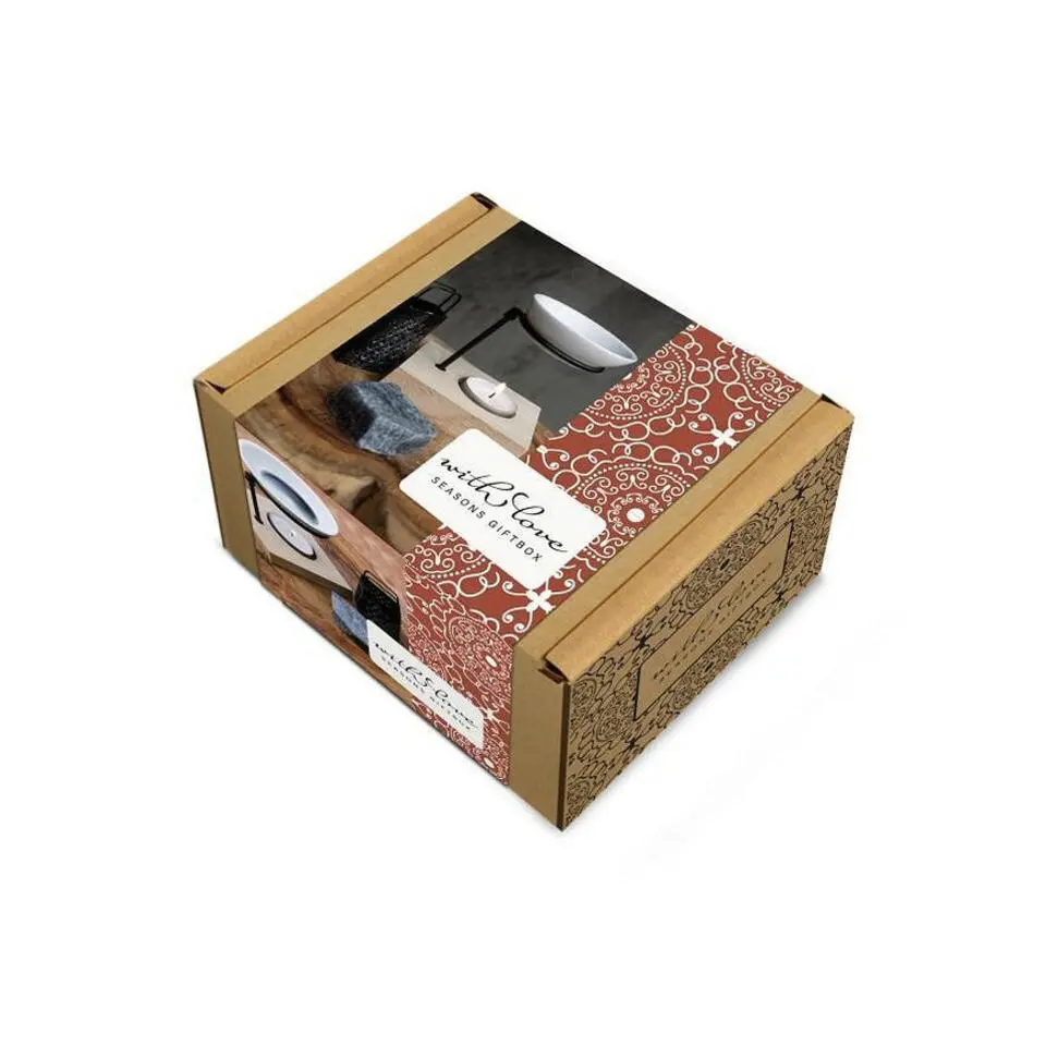 Ideas4seasons Amberblokjes/geurblokjes cadeauset - musk geur