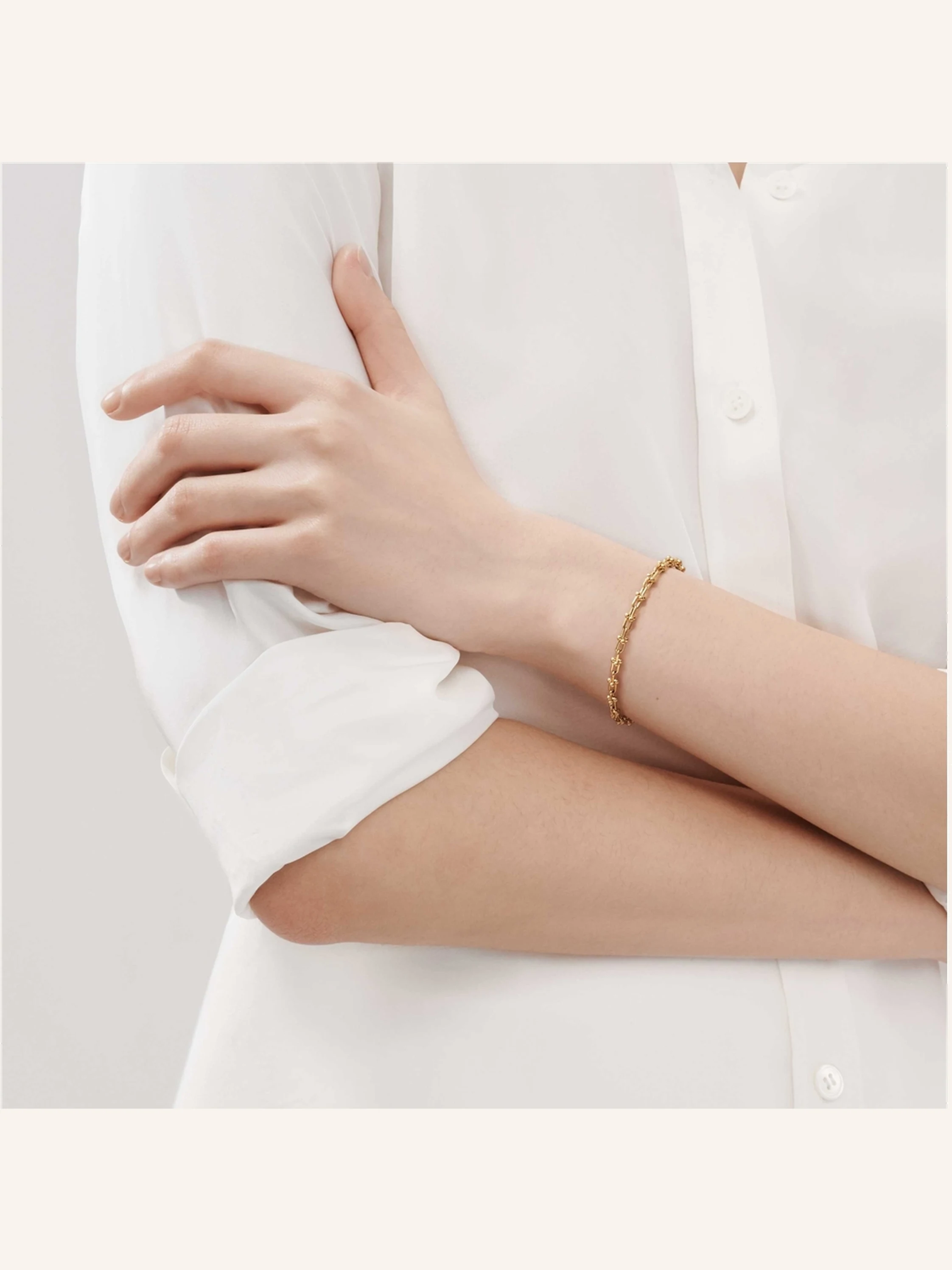 TIFFANY & Co. Tiffany HardWear ARMBAND aus 18 Karat Gold