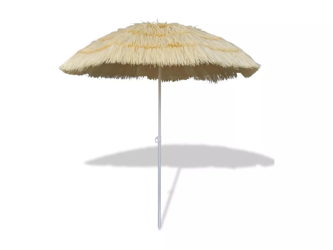 Parasol de plage inclinable style Hawaii