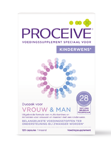 Proceive Kinderwens Duopak Vrouw & Man Capsules 120CP