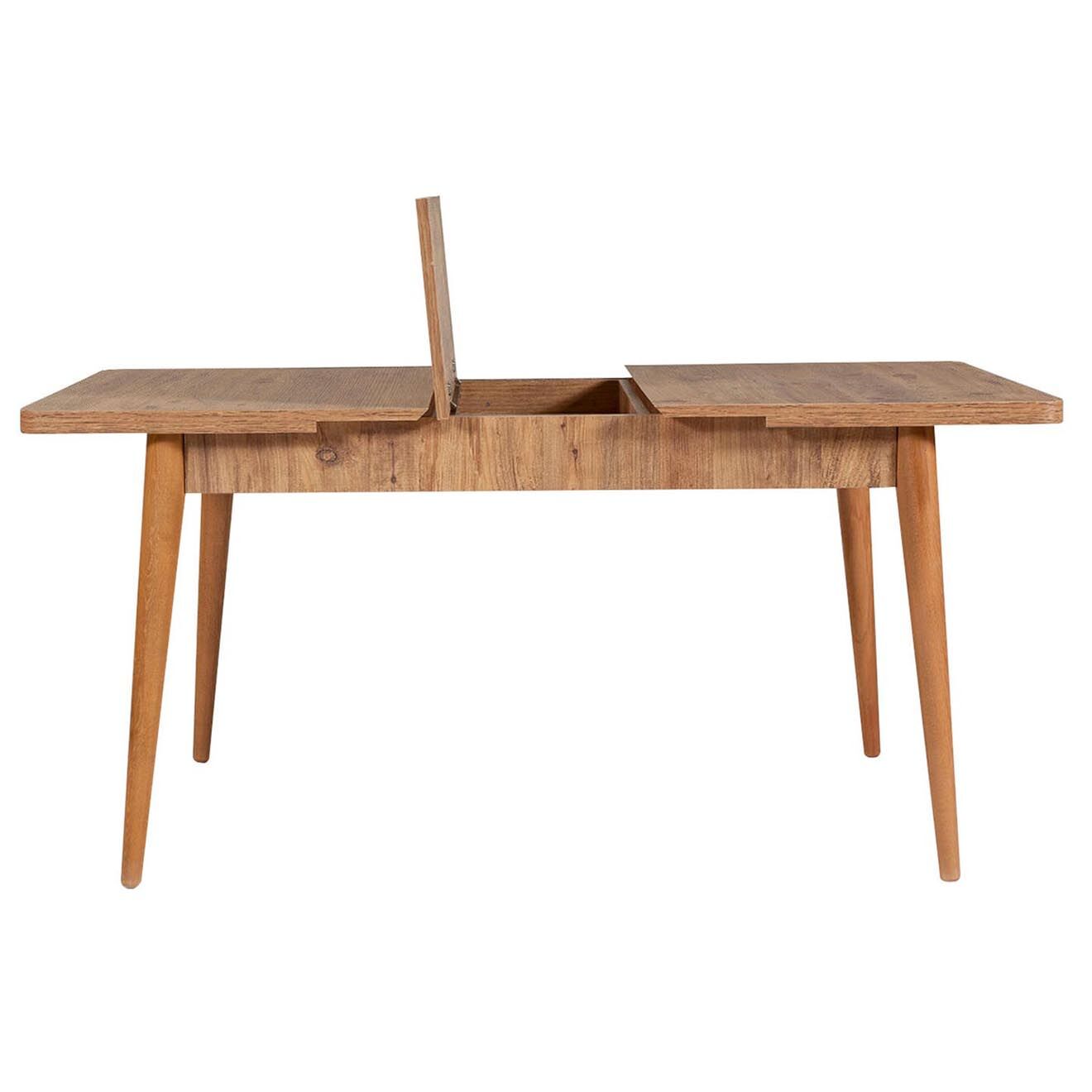 Homitis Ensemble Table + 2 Chaises + 2 Bancs Vina 1048 beige/bleu foncé
