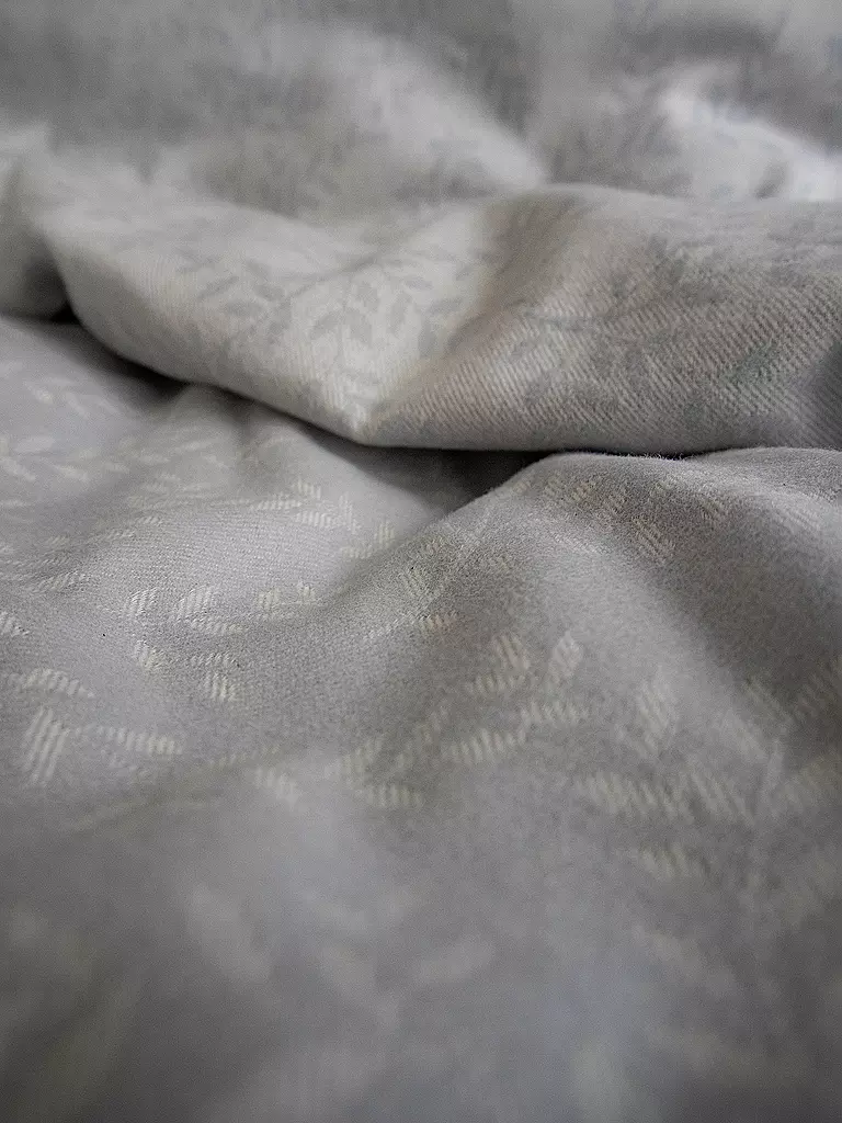 FLEURESSE Flanell Bettwäsche 70x90cm/140x200cm LECH Silver silber