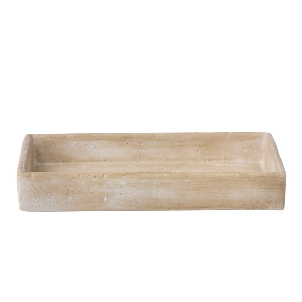 Bahne Interior  Aflang bakke, beige - 20x30cm