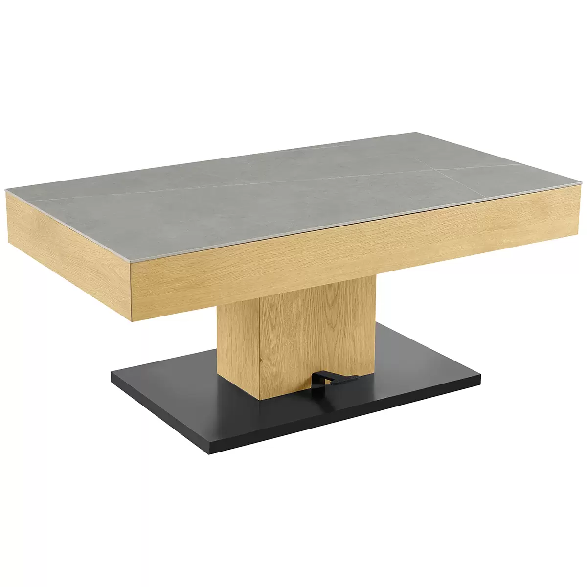 Salontisch Kapstadt 1 Eiche,schwarz