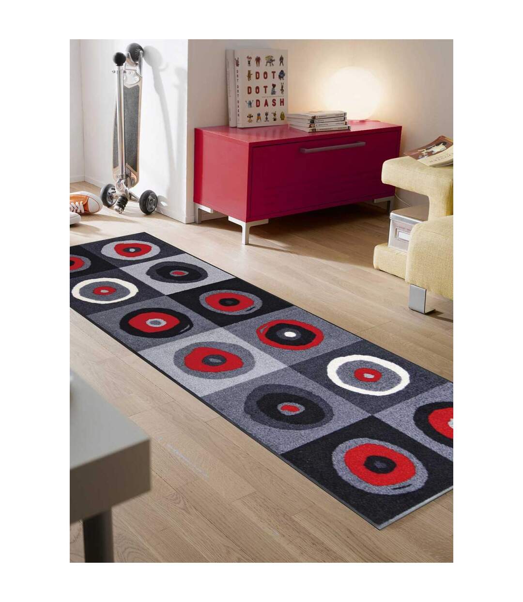 Tapis salon SERGEJ TX en polyamide doux et soyeux OEKO TEX Fait en Europe