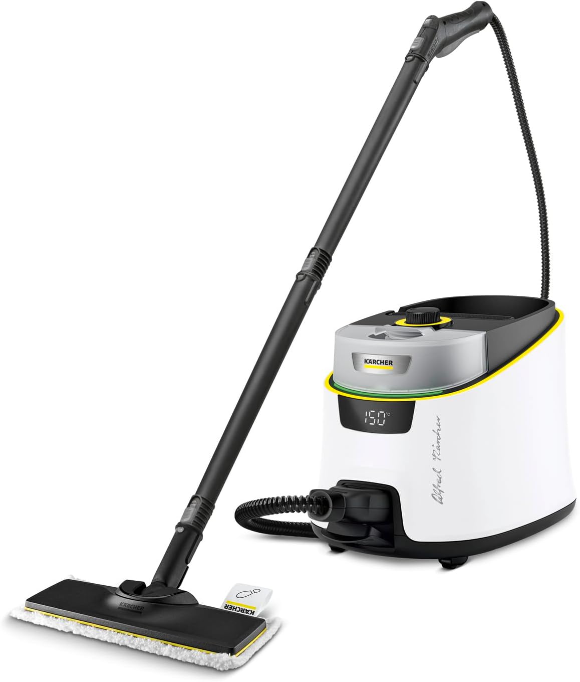 Kärcher Dampfreiniger SC 5 Deluxe Signature Line, 4 Bar, ca 130 m² Flächenleistung, 2250 W Heizleistung, in 3 min aufgeheizt, mit Teppichgleicher