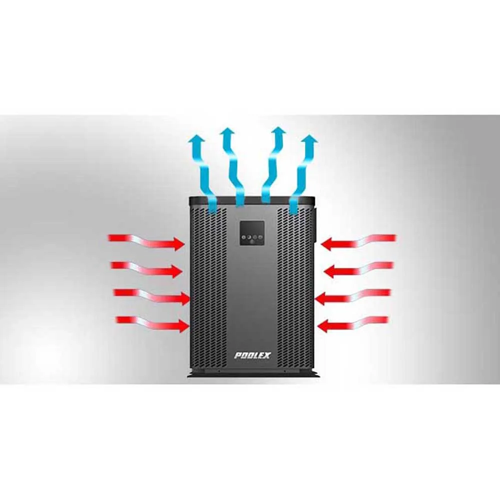 Poolex Silverline Top 60 20/40m3 6.4 kW inverter-wärmepumpe