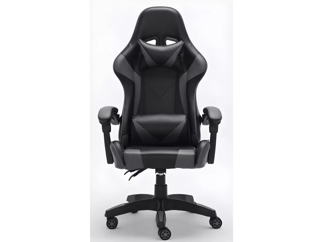 KRAFT - Fauteuil gamer style moderne bureau - 66x62x115 - Réglable en hauteur - Chaise de bureu