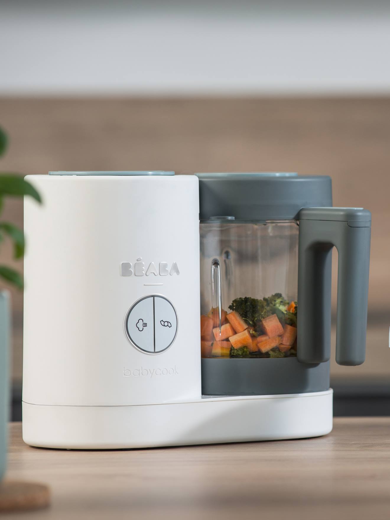 Robô BEABA Babycook Neo 4 em 1, Azul Escuro Liso