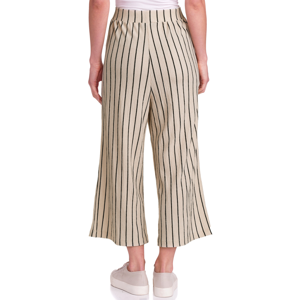 Gina Benotti Damen Culotte mit strukturiertem Material creme