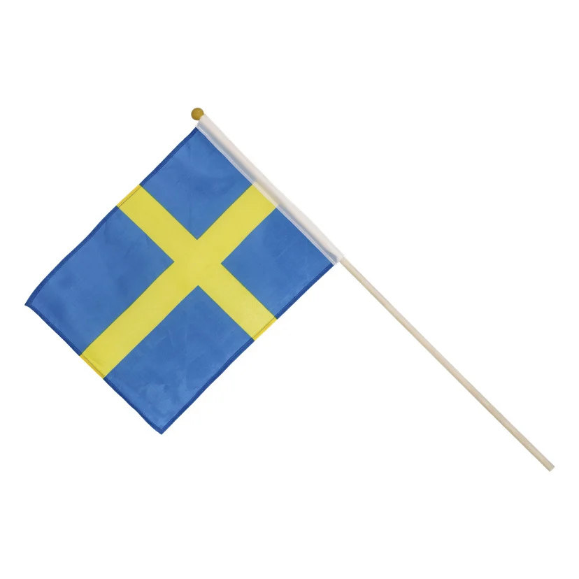 Svensk håndflagg 28x20 cm