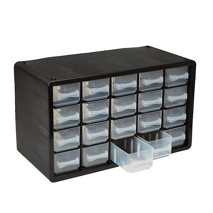 Casier de rangement plastique 20 tiroirs
