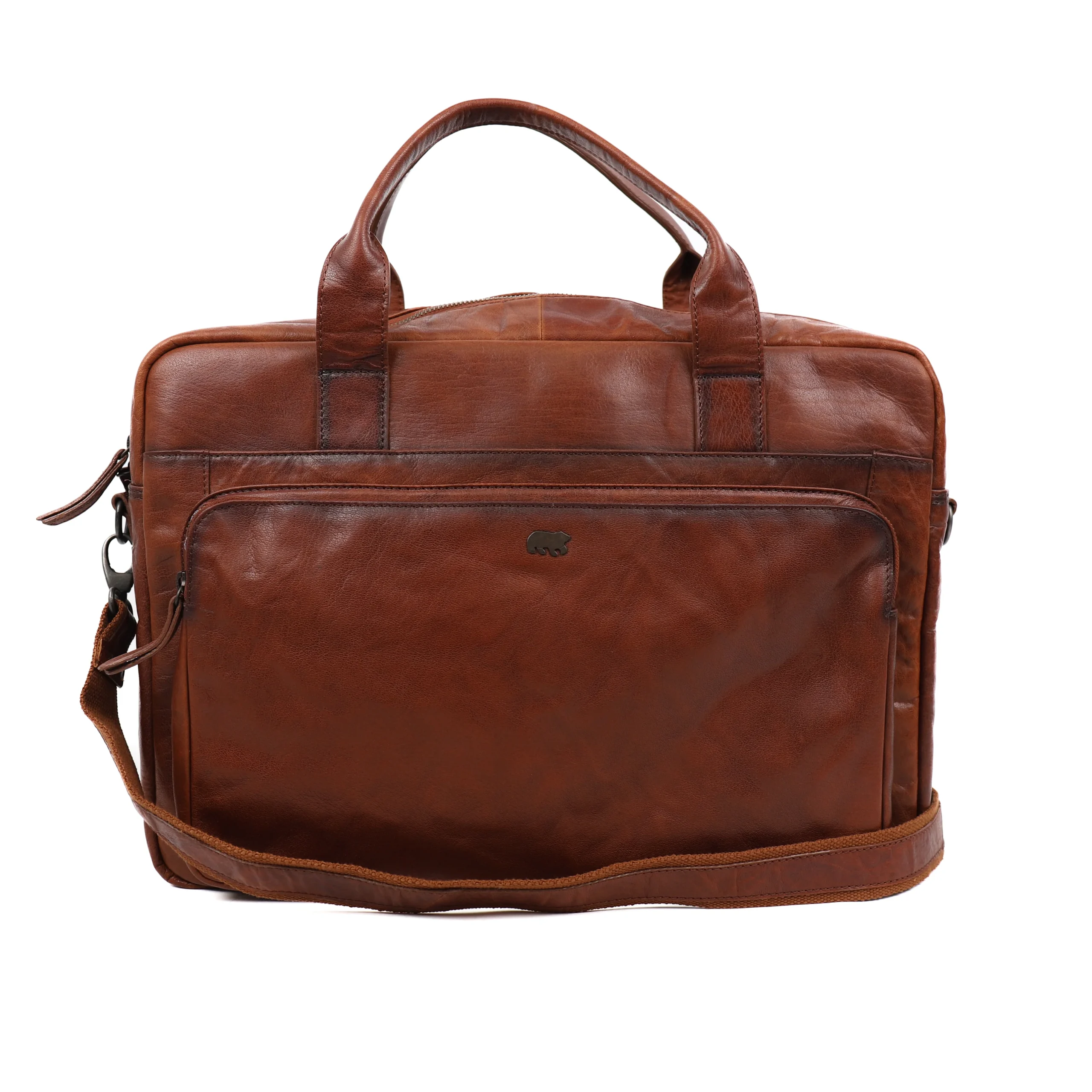 Bear Design Andora Laptoptas Viktor 17,3 inch Cognac AD43712