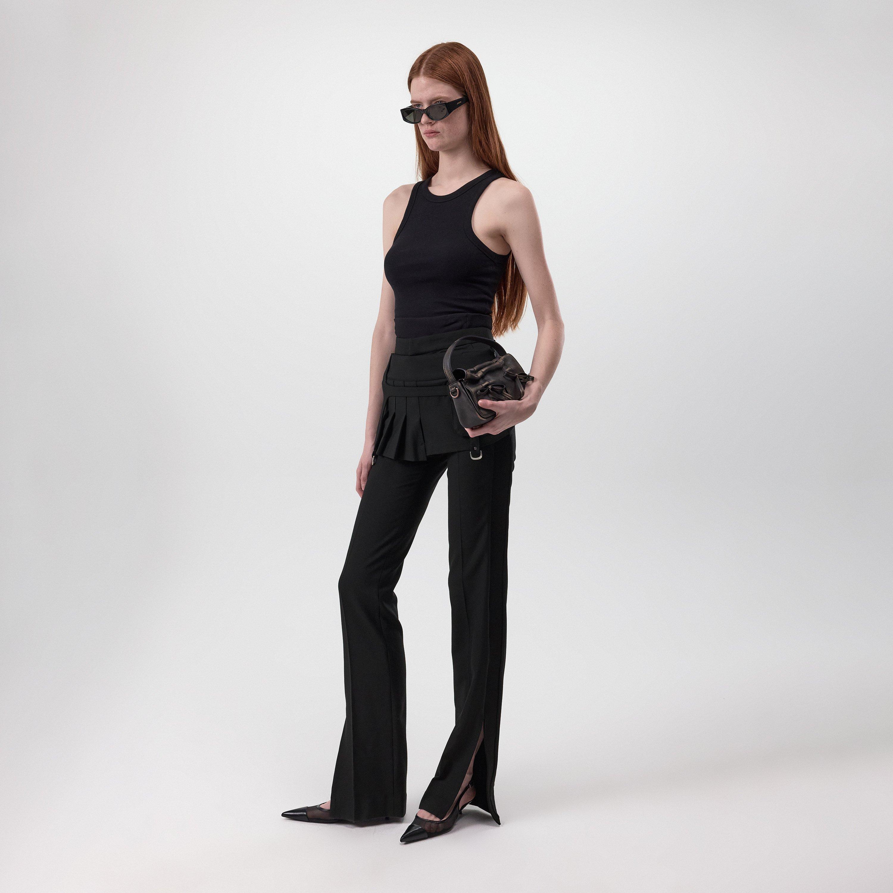 Off White Band Split Trousers