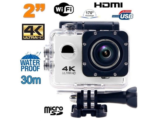 YONIS - Caméra sport Caméra étanche 4k sport slow motion image 16mp wi-fi hdmi bl...