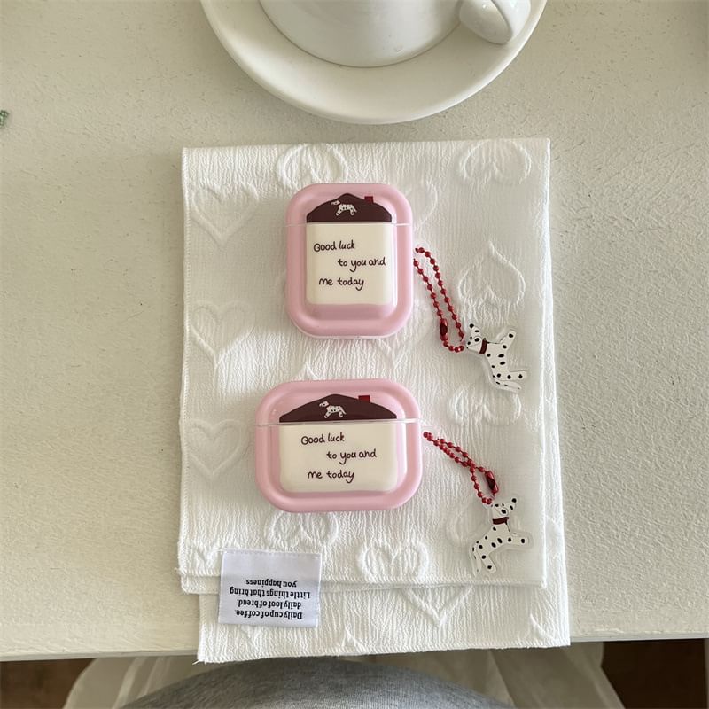 VanDi - Hondenhuis AirPods / Pro oortelefoonhoesje met bedel