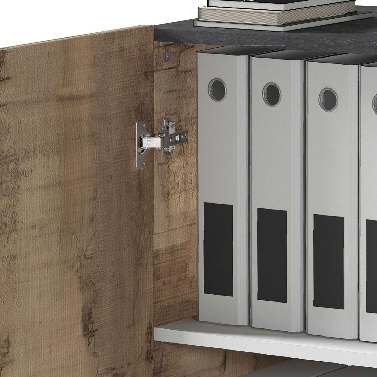 INOSIGN Aktenschrank »Sunrise Aktenschrank, Mehrzweckschrank, Büroschrank« mit 2 Türen & 2 Fӓchern, Breite 79,2 cm, Made in Italy