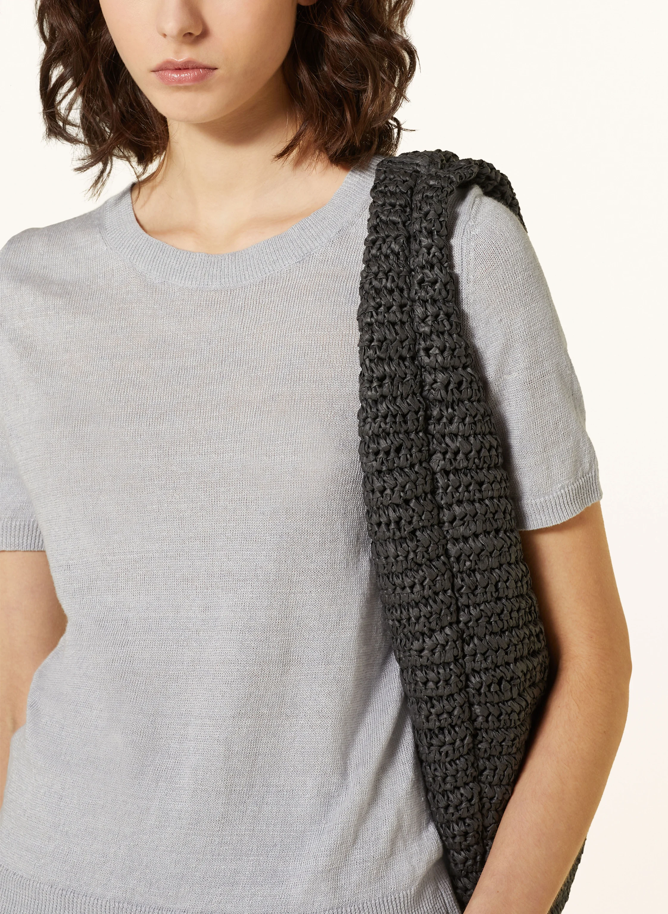 LUISA CERANO Strickshirt aus Leinen