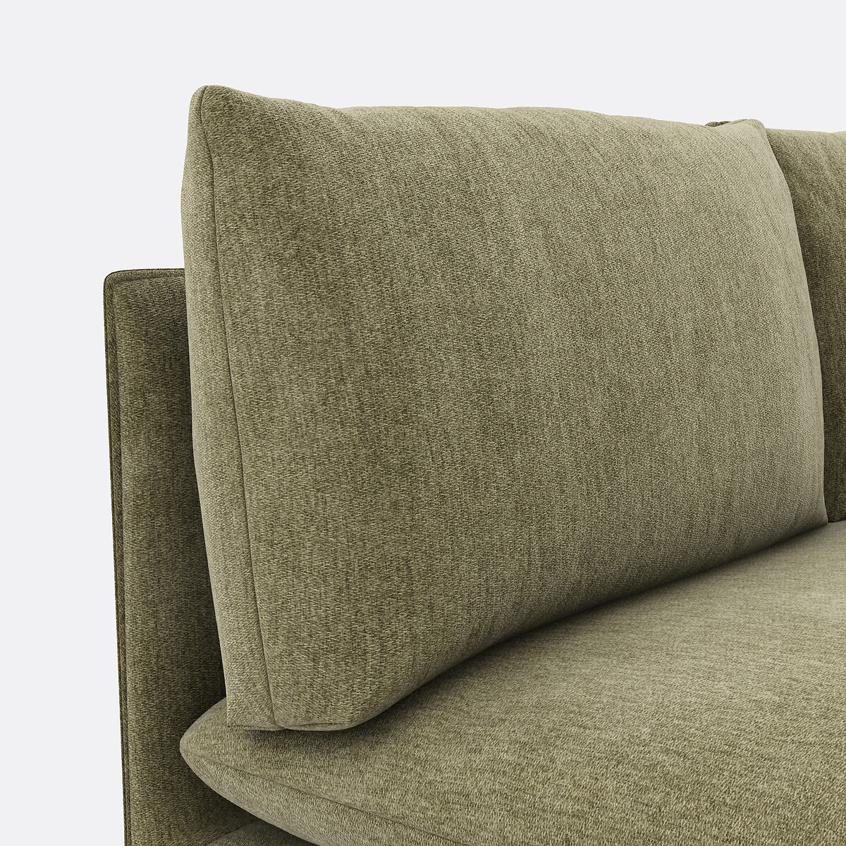 LA REDOUTE INTERIEURS<br>Sofá modular de 2 lugares. poliéster manchado, Malo