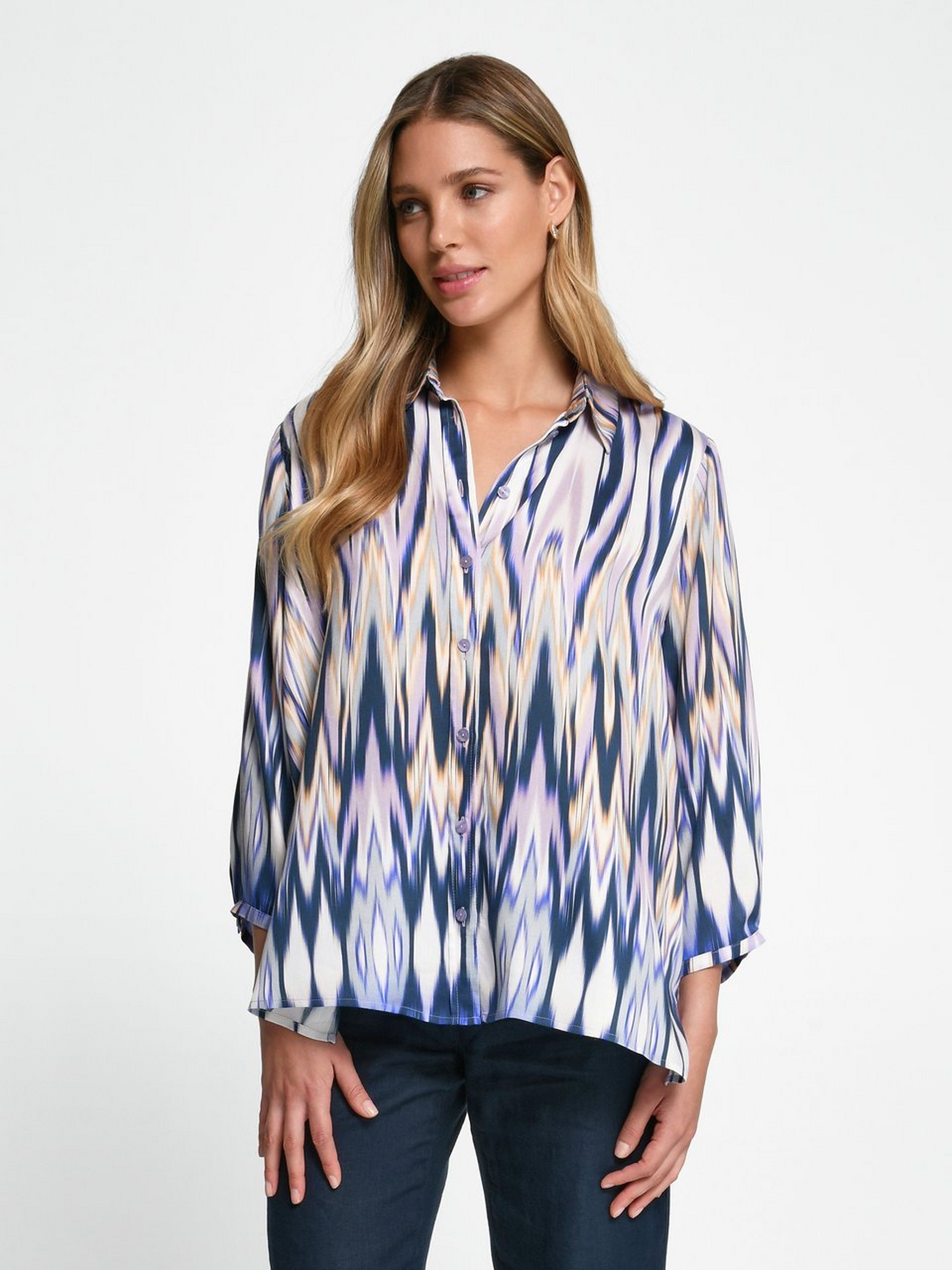 Bluse mit 3/4-Arm