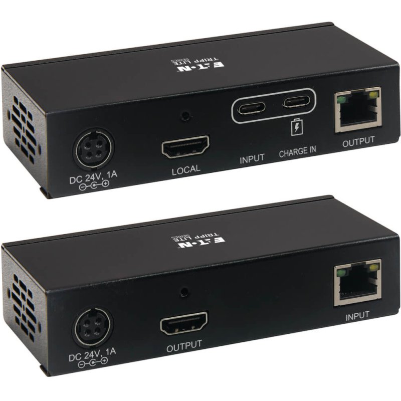 Tripp Lite B127A-1A1-BCBH extension audio/video Émetteur et récepteur AV Noir
