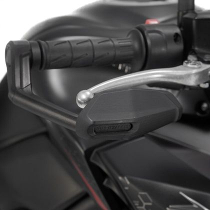 Protection levier SW-MOTECH NOIR AVEC DEFLECTEUR - Noir