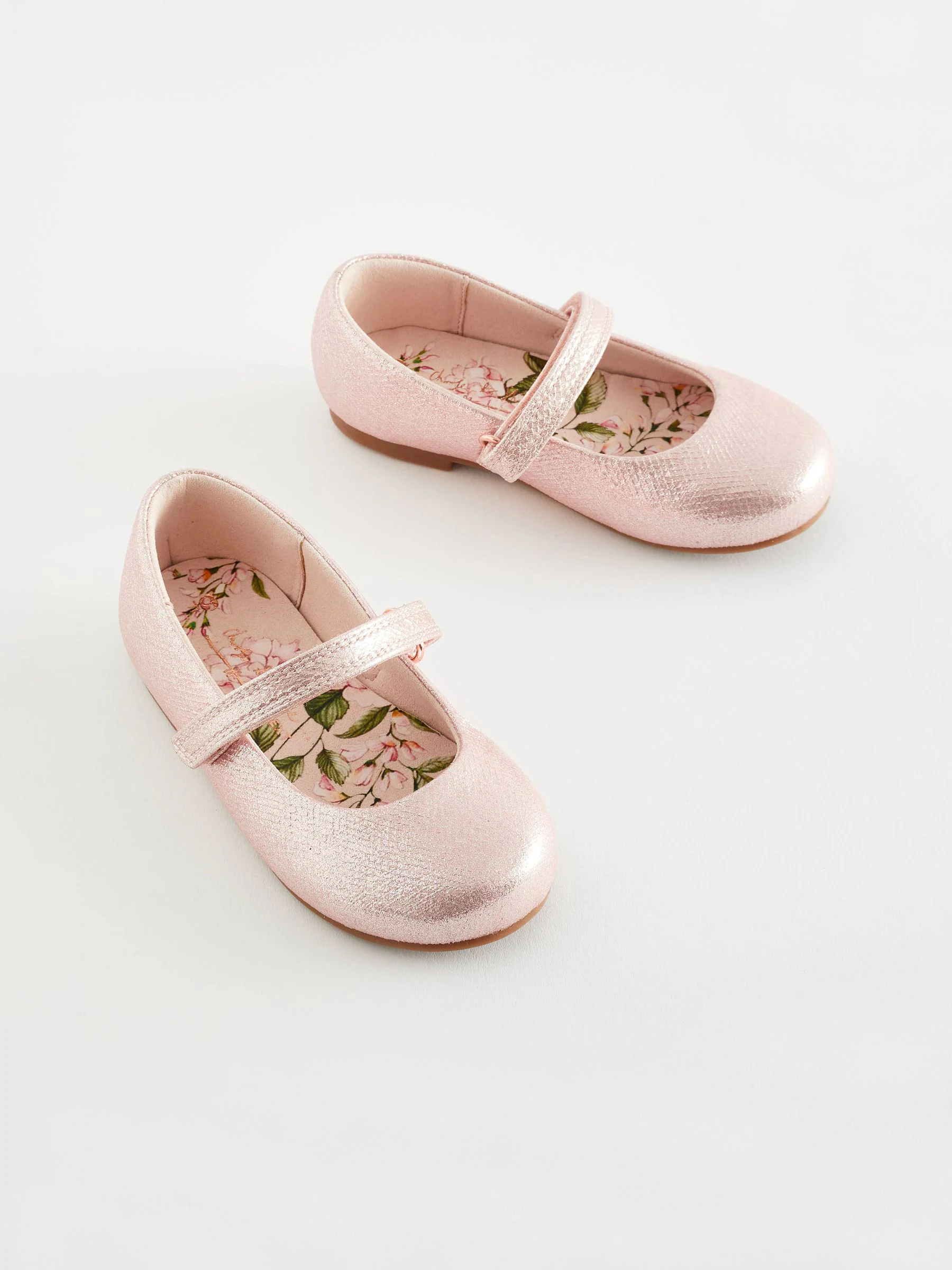 Roze - Mary Jane gelegenheidsschoenen met klittenbandsluiting