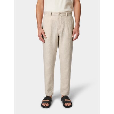 Herren-Leinenhose, Sandmelange