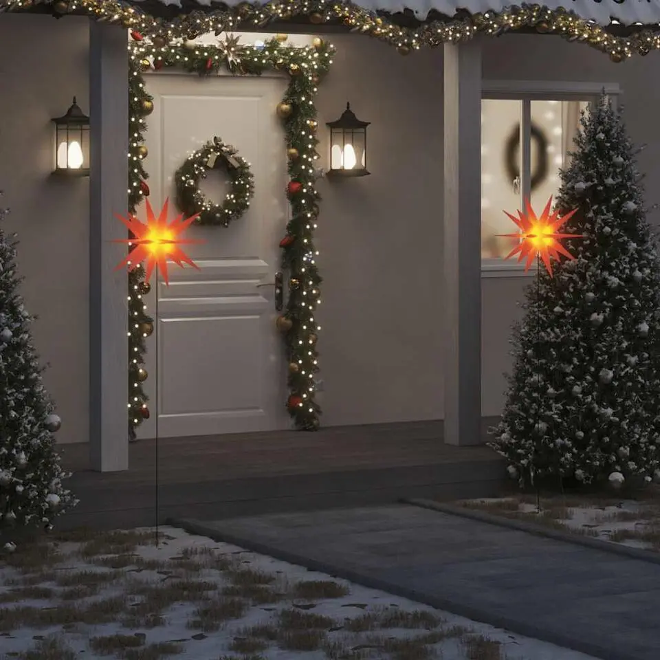 vidaXL - Kerstverlichting - Rood