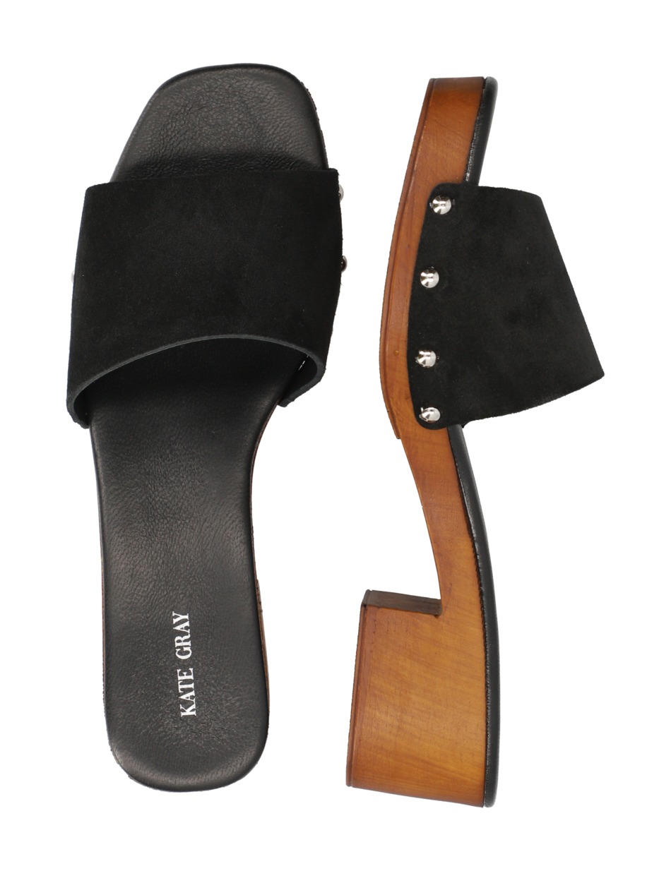 Veloursleder Pantoffel