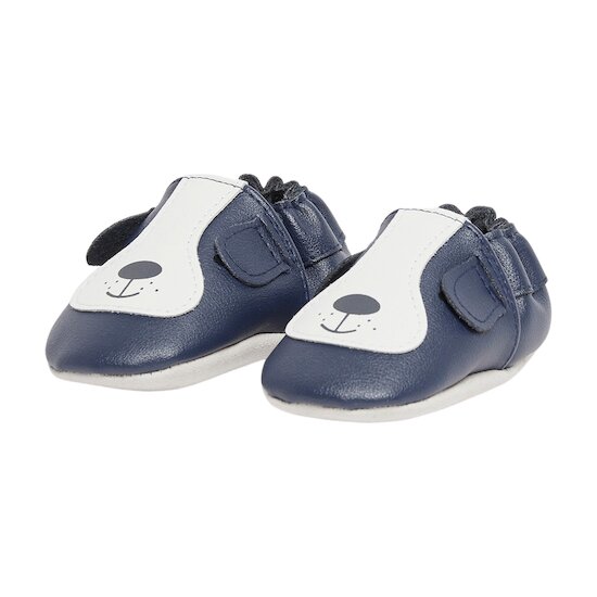 Chaussons en cuir   Chien        de               P'tit bisou