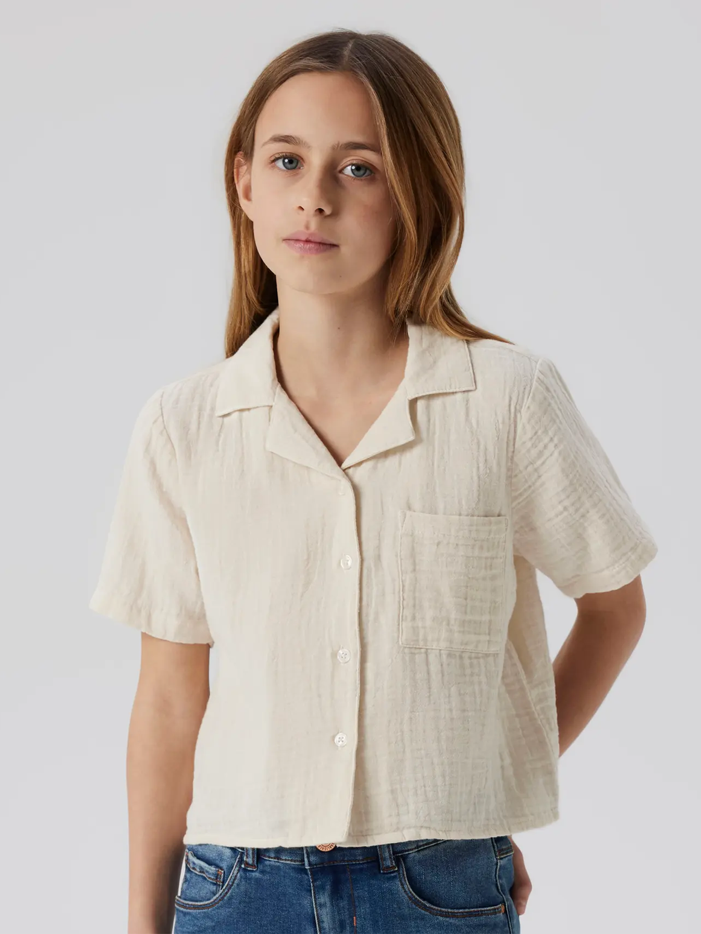 Jasmin Short Sleeve Short Shirt
