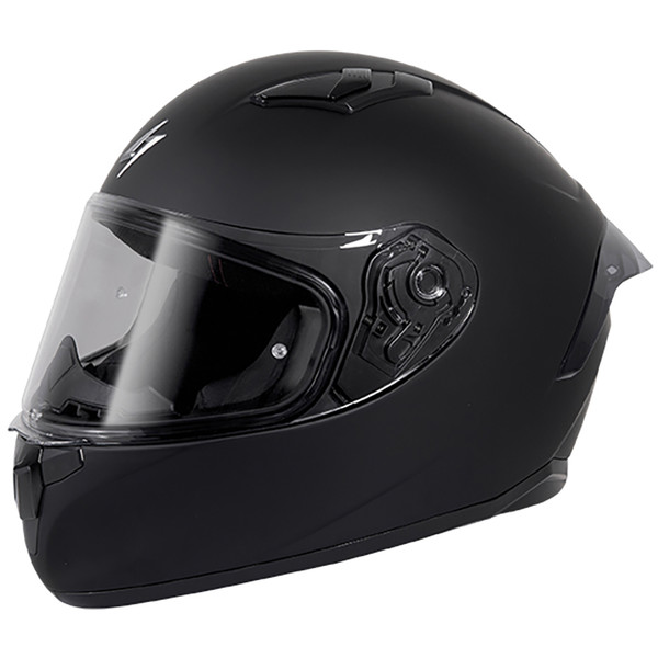 Stormer - Casque ZS 601 Solid Noir Mat